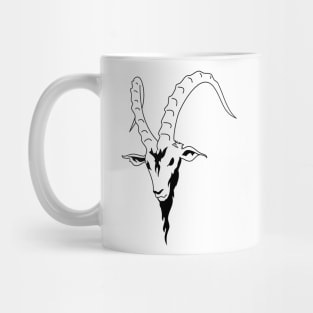 cool goat head Mug